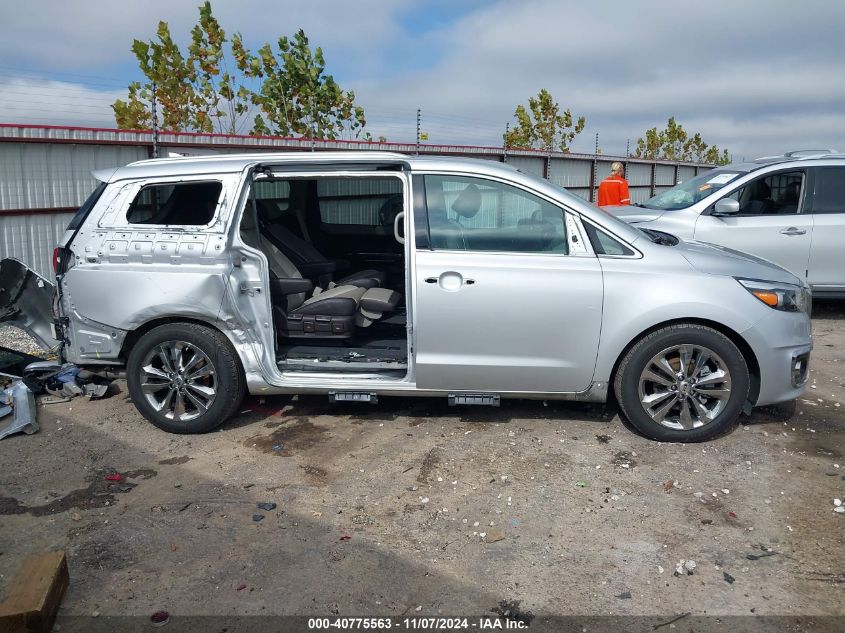 2018 Kia Sedona Sx Limited VIN: KNDME5C17J6372048 Lot: 40775563