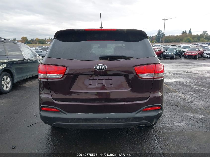 2017 Kia Sorento 2.4L Lx VIN: 5XYPG4A32HG201432 Lot: 40775578