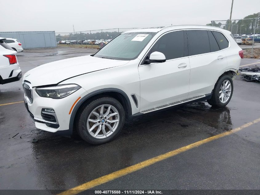 2019 BMW X5 xDrive40I VIN: 5UXCR6C59KLL01010 Lot: 40775588