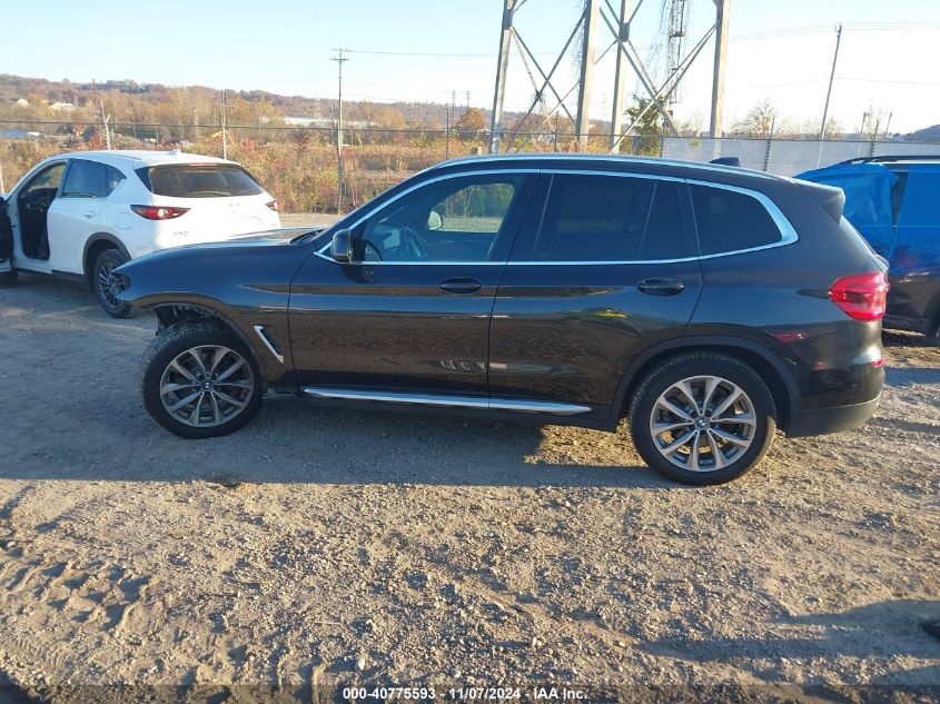 2019 BMW X3 xDrive30I VIN: 5UXTR9C53KLD93834 Lot: 40775593