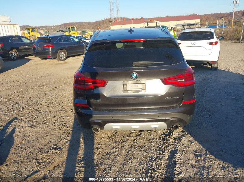 2019 BMW X3 xDrive30I VIN: 5UXTR9C53KLD93834 Lot: 40775593