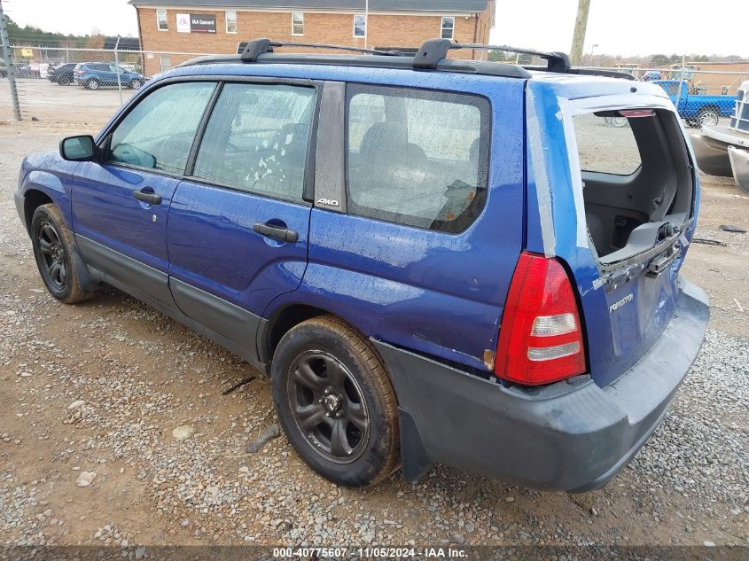 2004 Subaru Forester 2.5X VIN: JF1SG63694H715640 Lot: 40775607