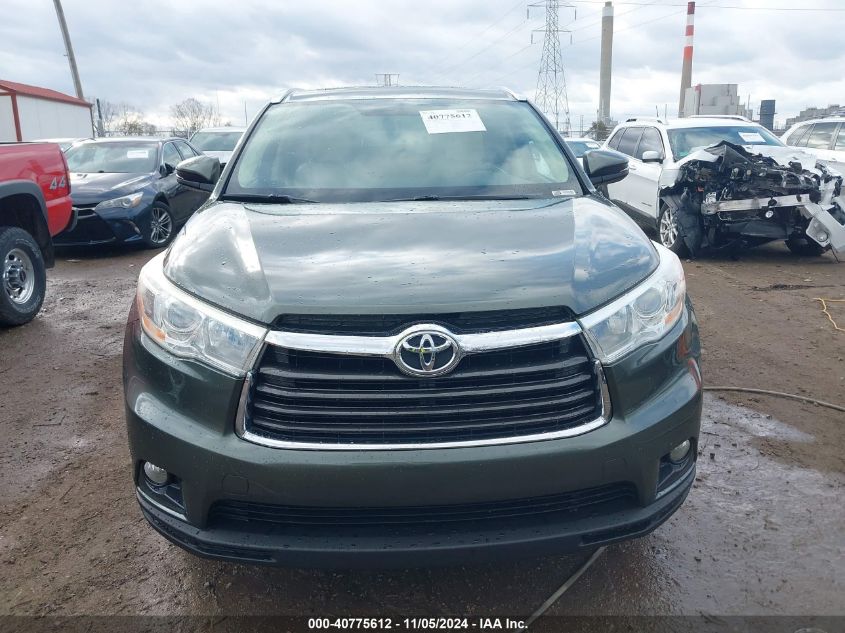 2014 Toyota Highlander Xle V6 VIN: 5TDJKRFH7ES054383 Lot: 40775612