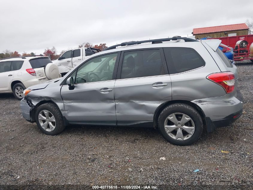 2016 SUBARU FORESTER 2.5I LIMITED - JF2SJARC2GH434474
