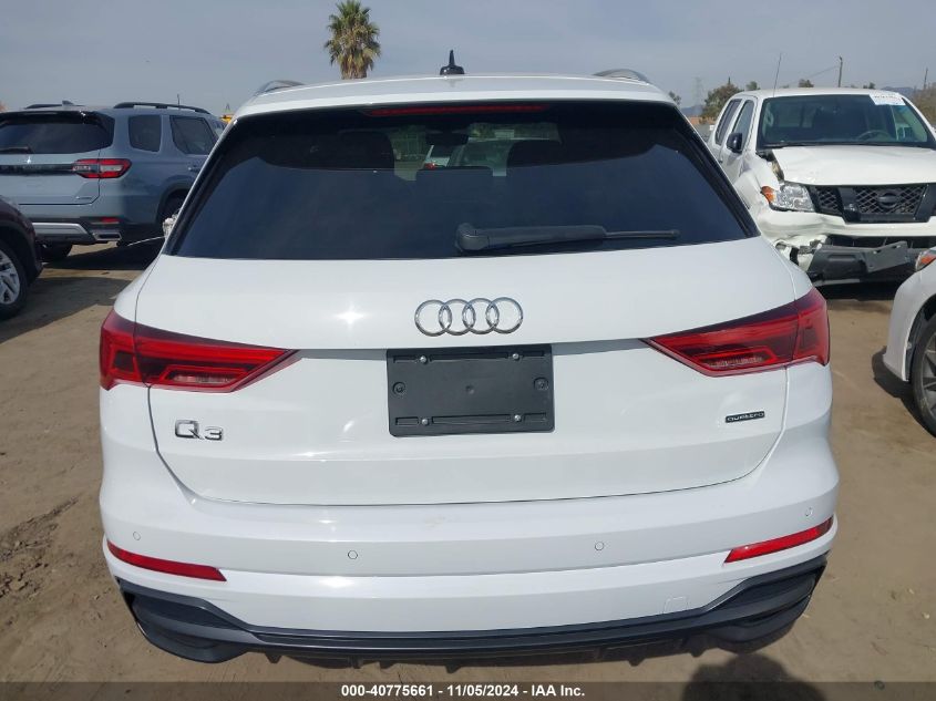 2020 Audi Q3 Premium 45 Tfsi S Line Quattro Tiptronic VIN: WA1DECF36L1097820 Lot: 40775661