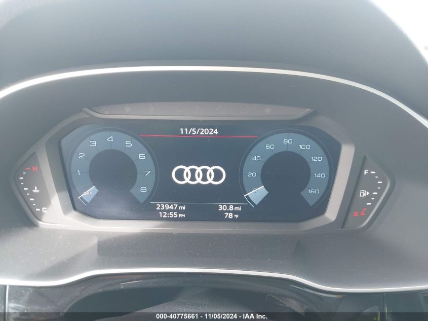 2020 Audi Q3 Premium 45 Tfsi S Line Quattro Tiptronic VIN: WA1DECF36L1097820 Lot: 40775661