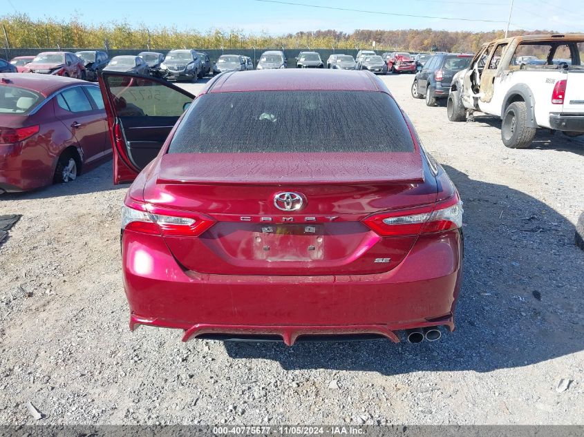 2018 Toyota Camry Se VIN: 4T1B11HK8JU662495 Lot: 40775677