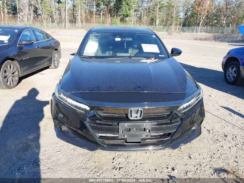 2021 Honda Accord Sport VIN: 1HGCV1F36MA066446 Lot: 40775685