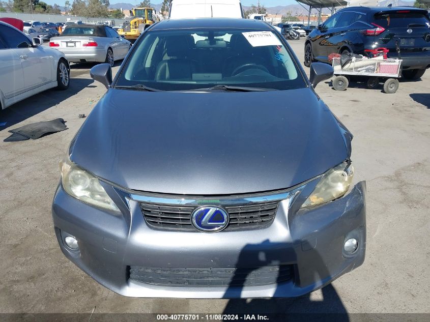 2012 Lexus Ct 200H Premium VIN: JTHKD5BH7C2083401 Lot: 40775701