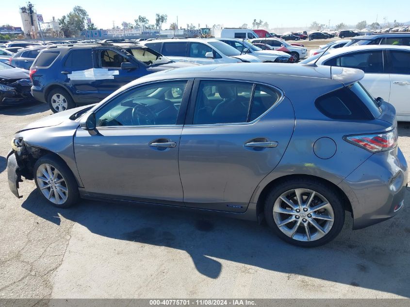 2012 Lexus Ct 200H Premium VIN: JTHKD5BH7C2083401 Lot: 40775701