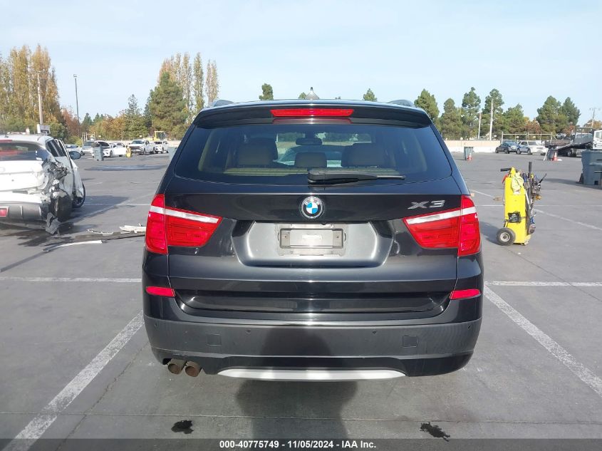 2011 BMW X3 xDrive28I VIN: 5UXWX5C50BL704144 Lot: 40775749