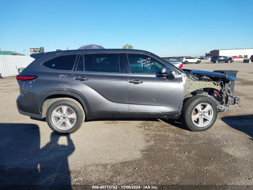 2021 Toyota Highlander L VIN: 5TDCZRAH5MS044879 Lot: 40775752