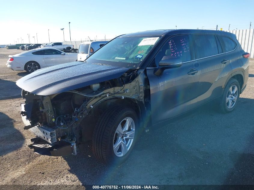 2021 Toyota Highlander L VIN: 5TDCZRAH5MS044879 Lot: 40775752