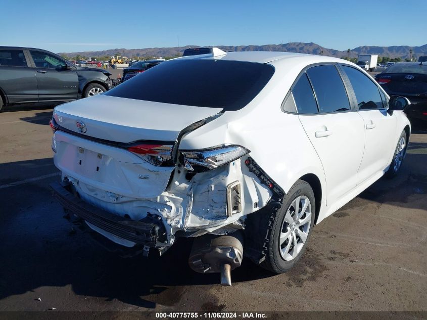 2020 Toyota Corolla Le VIN: 5YFEPRAE3LP012718 Lot: 40775755