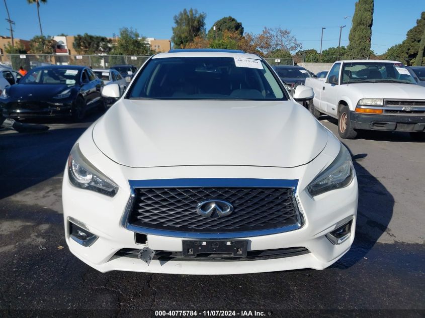 2018 Infiniti Q50 3.0T Luxe VIN: JN1EV7AP8JM353997 Lot: 40775784