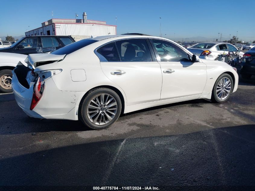 2018 Infiniti Q50 3.0T Luxe VIN: JN1EV7AP8JM353997 Lot: 40775784