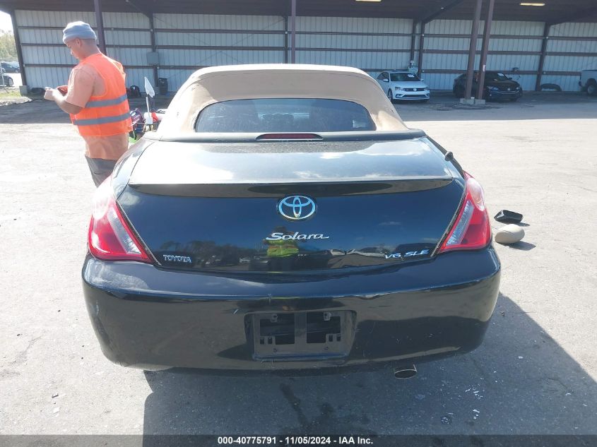 2006 Toyota Camry Solara Sle VIN: 4T1FA38P36U086623 Lot: 40775791