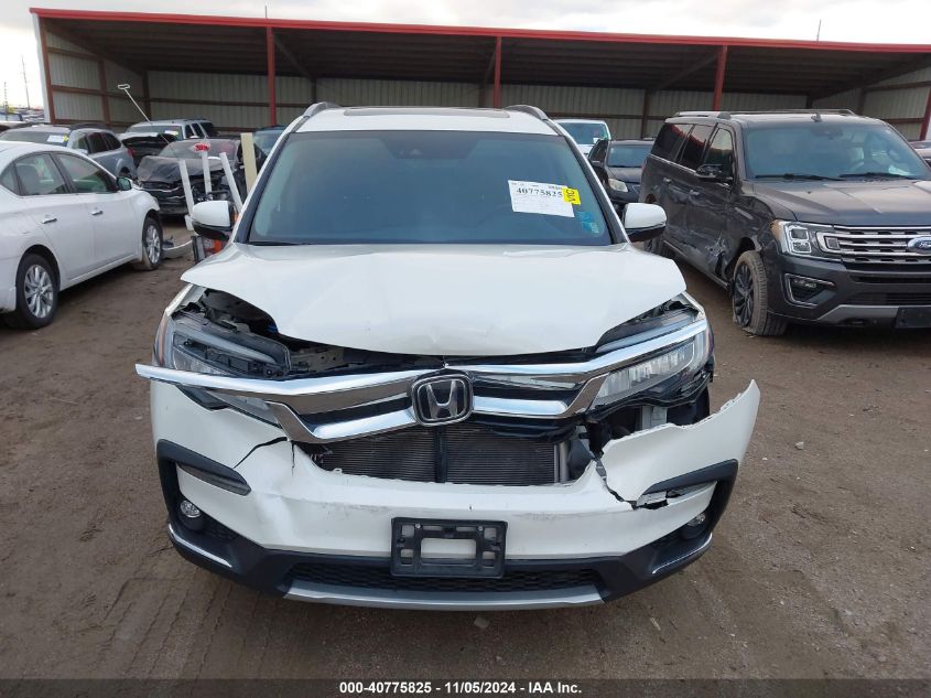 2019 Honda Pilot Elite VIN: 5FNYF6H07KB042274 Lot: 40775825