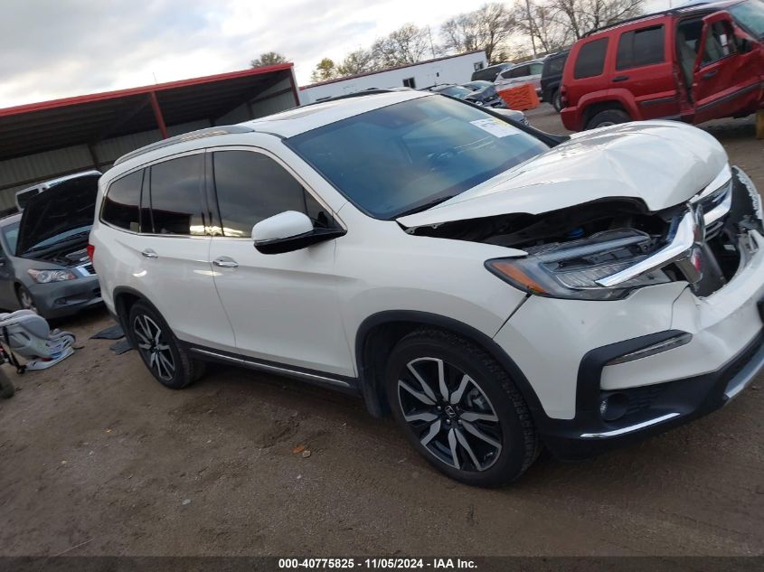 2019 Honda Pilot Elite VIN: 5FNYF6H07KB042274 Lot: 40775825