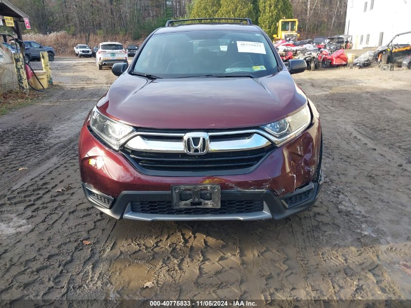 2018 Honda Cr-V Lx VIN: 2HKRW6H36JH208721 Lot: 40775833