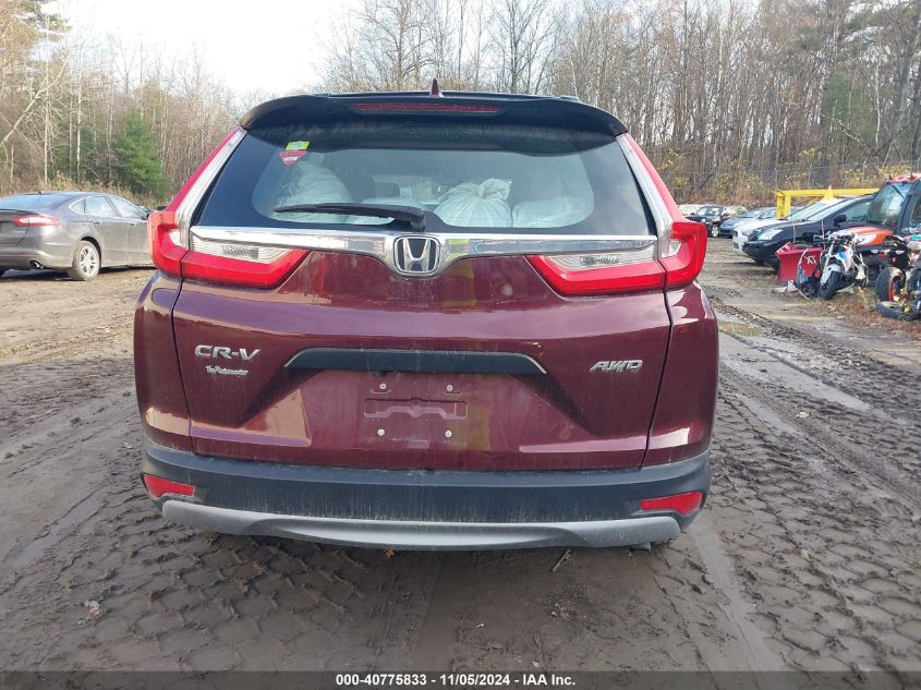 2018 Honda Cr-V Lx VIN: 2HKRW6H36JH208721 Lot: 40775833