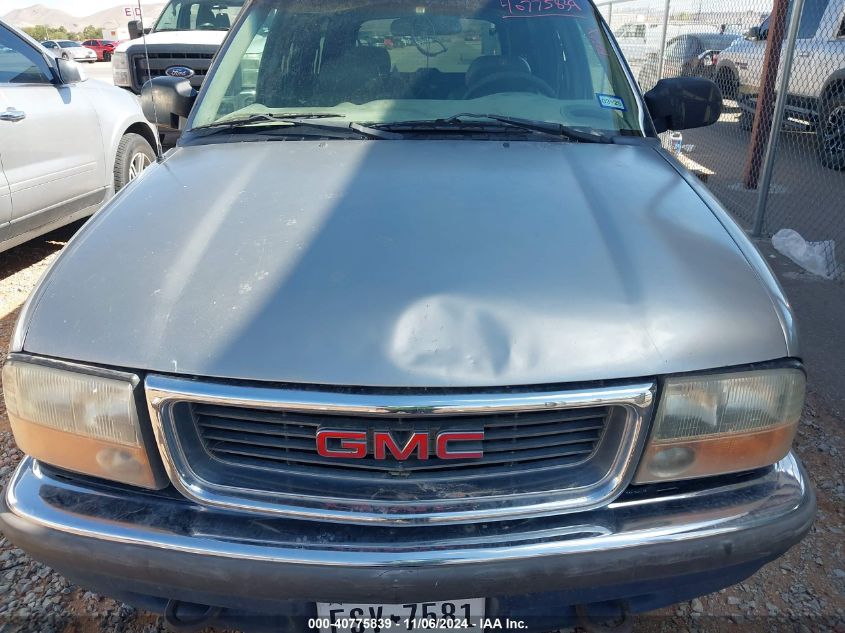 2001 GMC Jimmy Slt VIN: 1GKDT13W812120878 Lot: 40775839