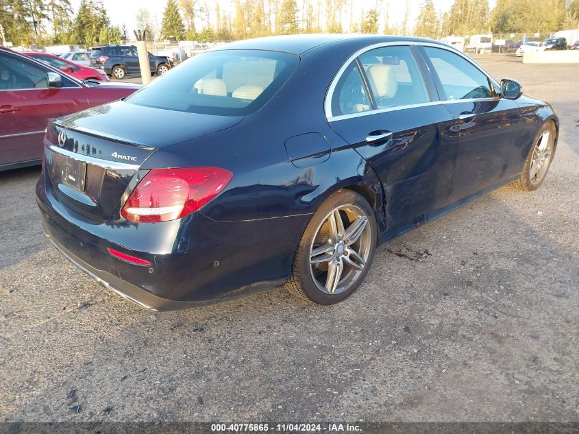 2017 Mercedes-Benz E 300 4Matic VIN: WDDZF4KB7HA106551 Lot: 40775865