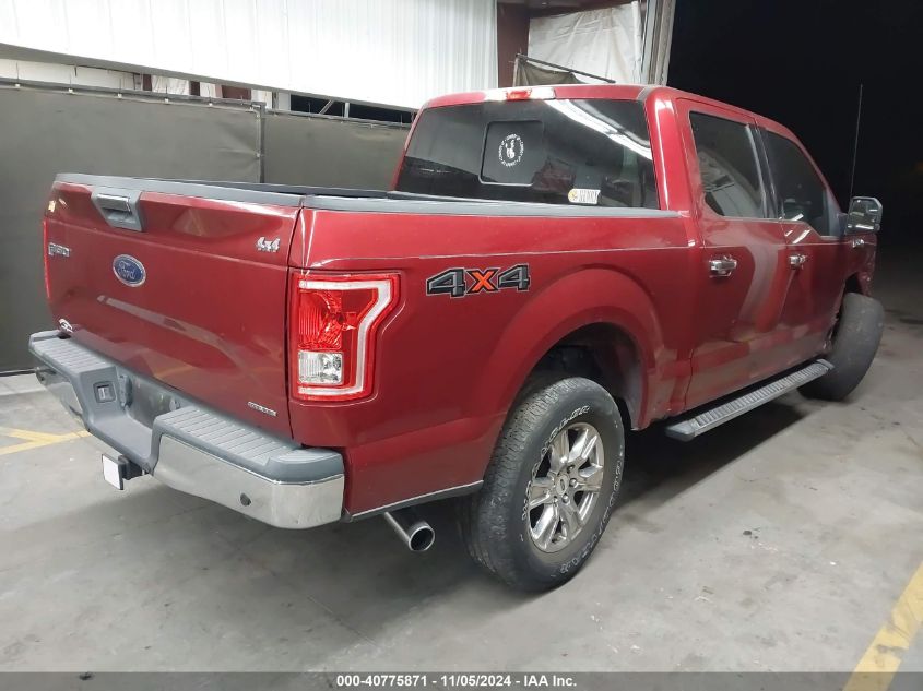 2016 Ford F-150 Xlt VIN: 1FTEW1EF5GKD44588 Lot: 40775871