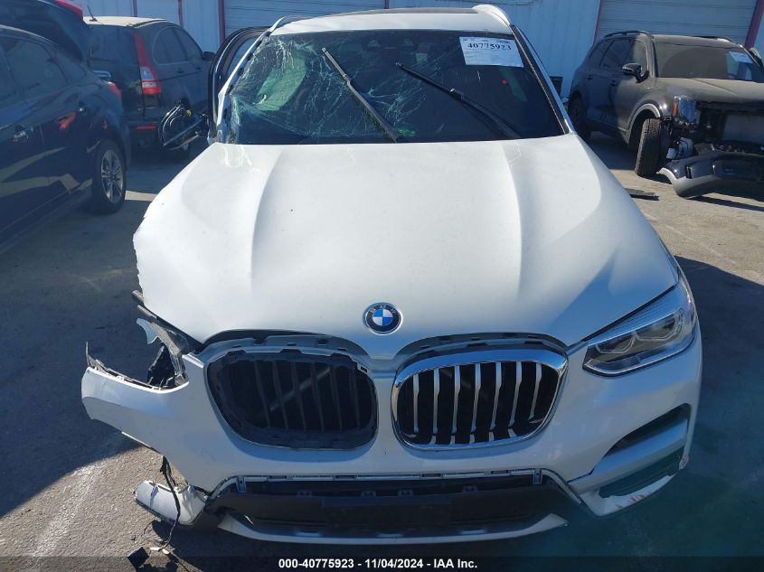 2021 BMW X3 Sdrive30I VIN: 5UXTY3C04M9H84740 Lot: 40775923