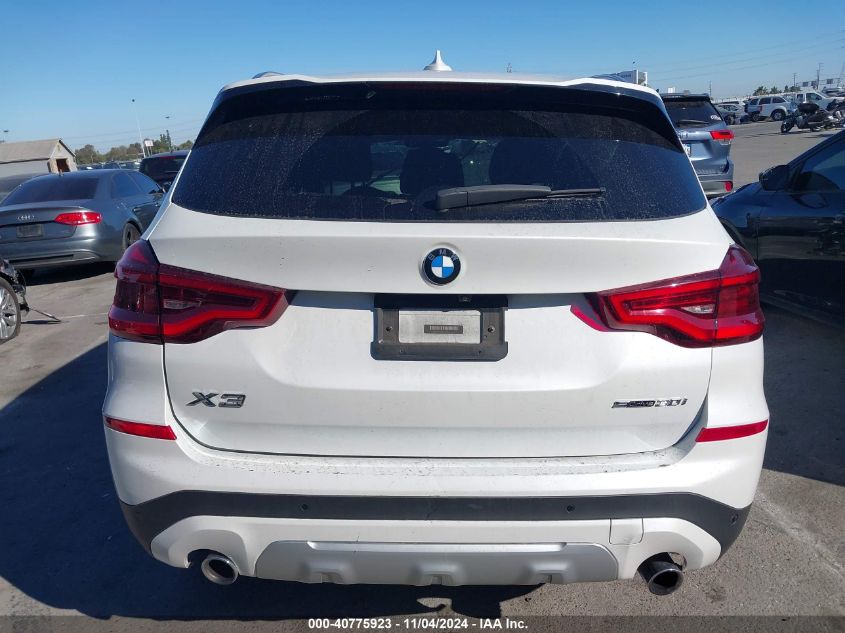 2021 BMW X3 Sdrive30I VIN: 5UXTY3C04M9H84740 Lot: 40775923