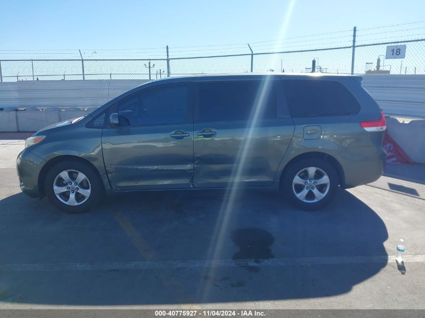 2012 Toyota Sienna Le 8 Passenger VIN: 5TDKA3DC1CS014843 Lot: 40775927