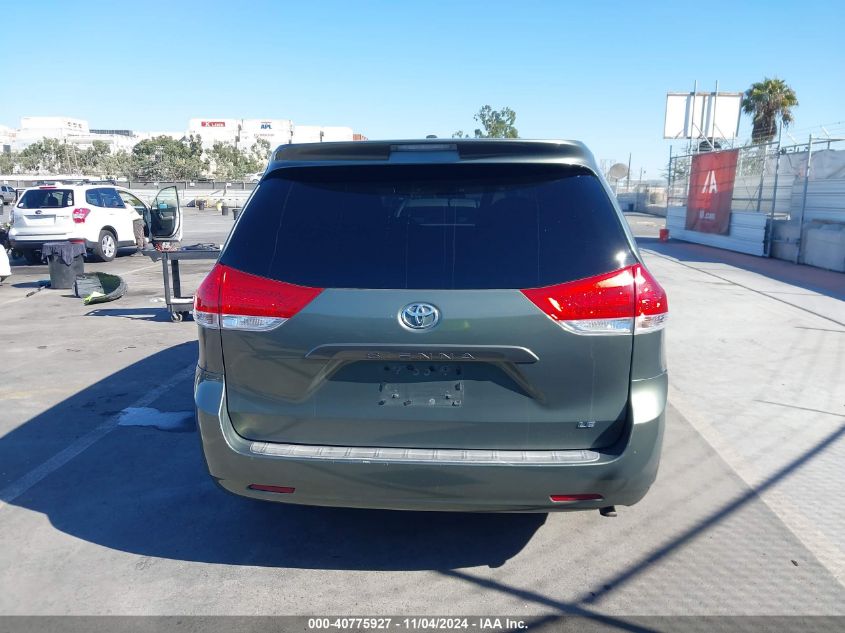 2012 Toyota Sienna Le 8 Passenger VIN: 5TDKA3DC1CS014843 Lot: 40775927