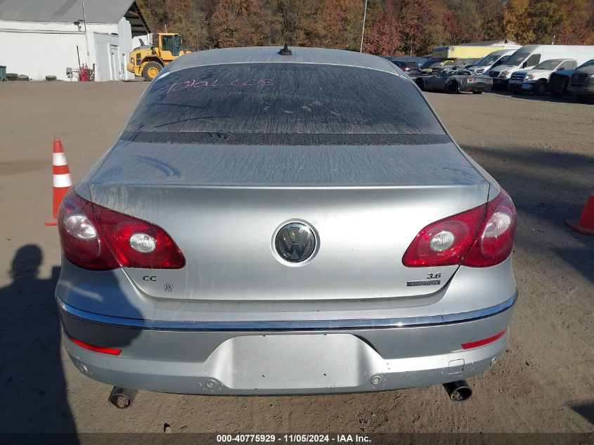 2011 Volkswagen Cc Vr6 Executive VIN: WVWGU7AN8BE729147 Lot: 40775929