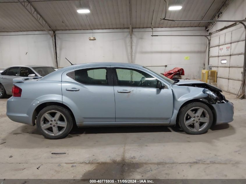 2013 Dodge Avenger Sxt VIN: 1C3CDZCB0DN552453 Lot: 40775935