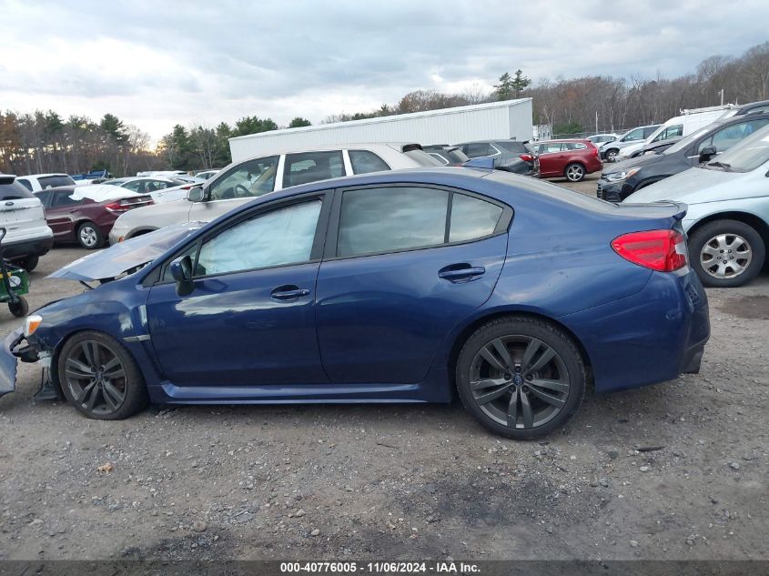 2016 Subaru Wrx Premium VIN: JF1VA1E63G9831056 Lot: 40776005