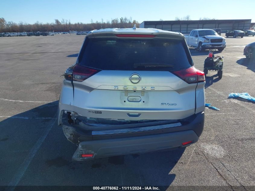 2022 Nissan Rogue Sv VIN: 5N1BT3BB8NC673328 Lot: 40776062