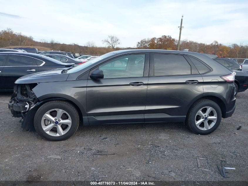 2018 Ford Edge Se VIN: 2FMPK4G90JBC49186 Lot: 40776073