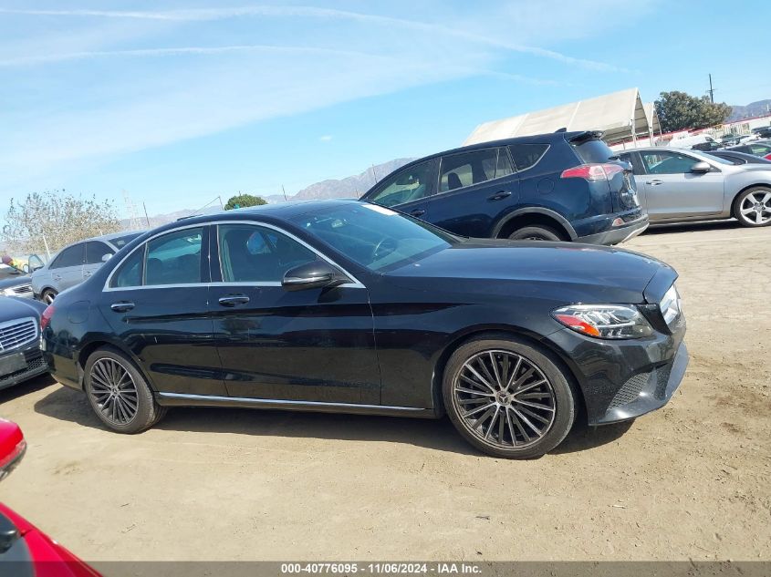 2021 Mercedes-Benz C 300 Sedan VIN: W1KWF8DB1MR628711 Lot: 40776095