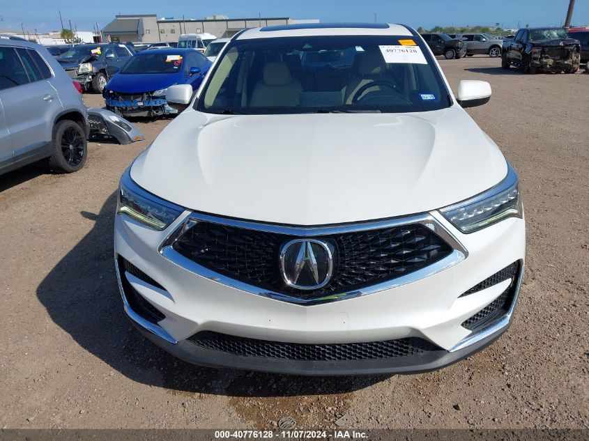 2019 Acura Rdx Technology Package VIN: 5J8TC2H52KL037134 Lot: 40776128