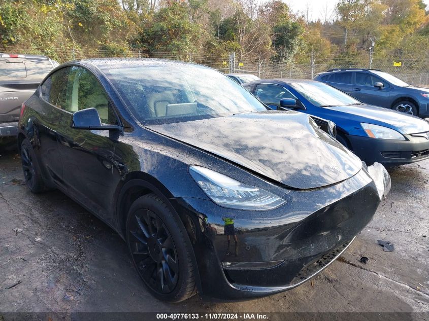 VIN 5YJYGAEE2MF273201 2021 Tesla Model Y, Long Rang... no.1