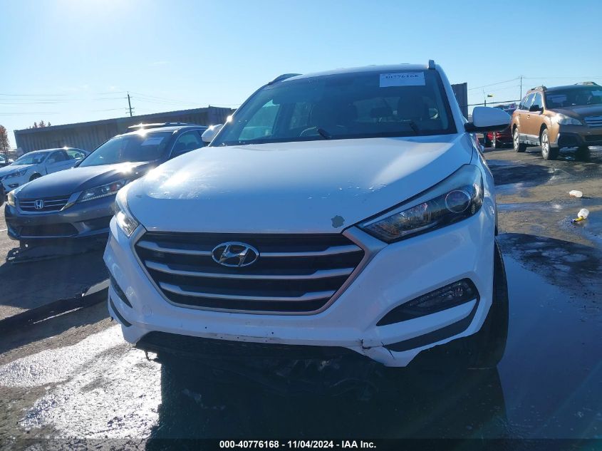 2017 Hyundai Tucson Se VIN: KM8J3CA46HU562810 Lot: 40776168