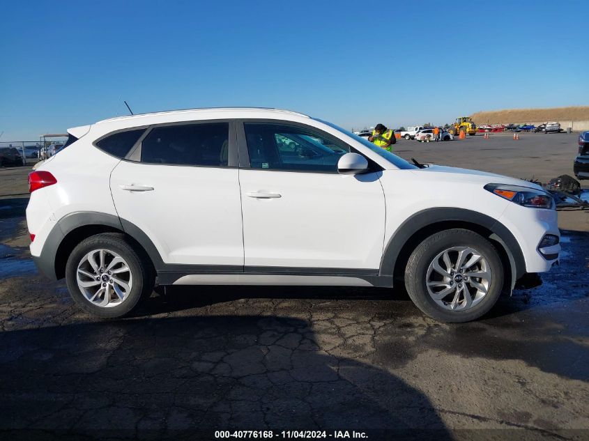 2017 Hyundai Tucson Se VIN: KM8J3CA46HU562810 Lot: 40776168