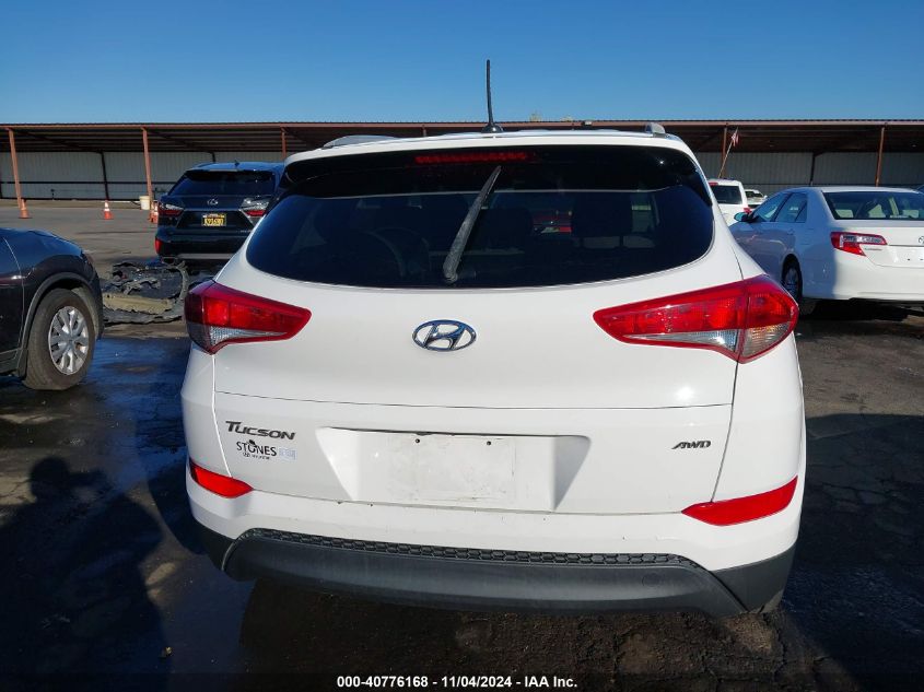 2017 Hyundai Tucson Se VIN: KM8J3CA46HU562810 Lot: 40776168