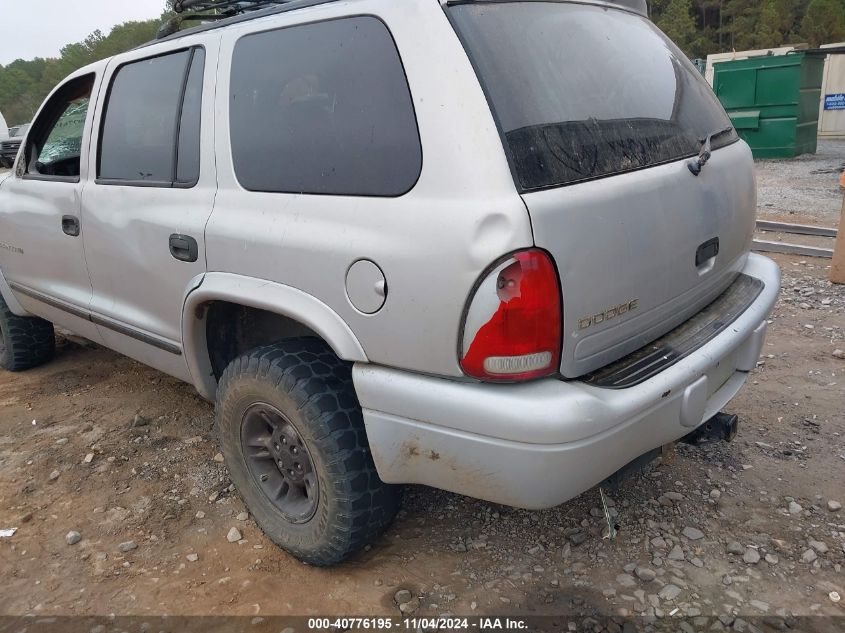 1998 Dodge Durango Slt VIN: 1B4HS28Y8WF120943 Lot: 40776195