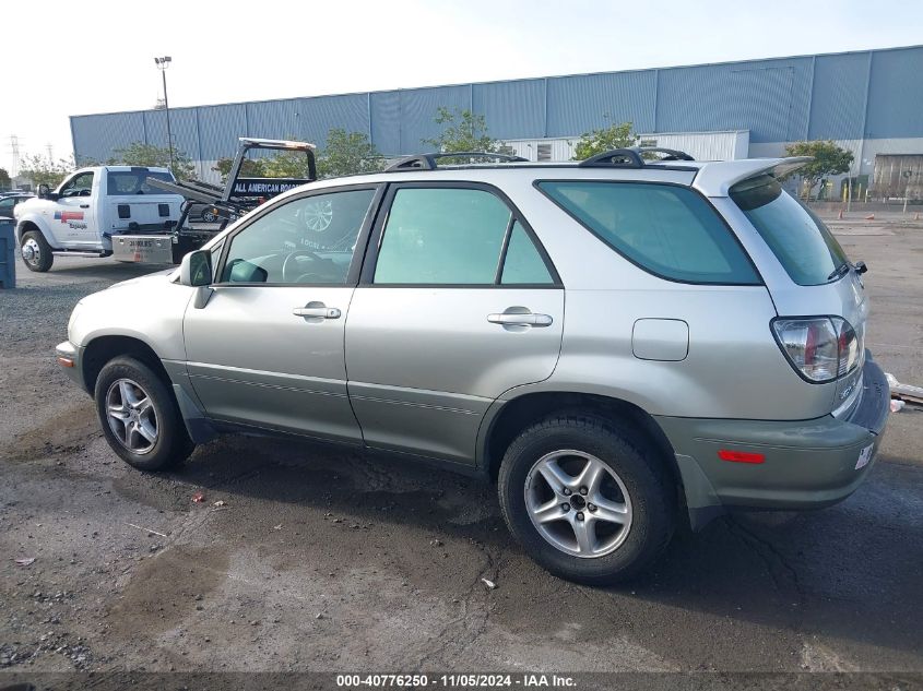 2001 Lexus Rx 300 VIN: JTJHF10U910167790 Lot: 40776250