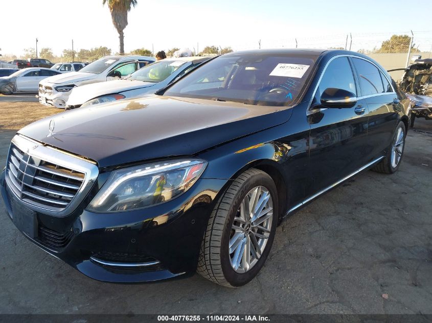 2017 Mercedes-Benz S 550 VIN: WDDUG8CB2HA336592 Lot: 40776255