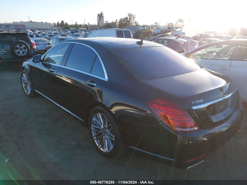 2017 Mercedes-Benz S 550 VIN: WDDUG8CB2HA336592 Lot: 40776255