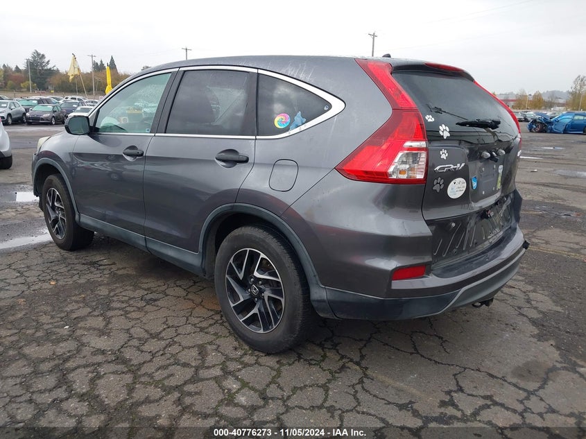 2016 HONDA CR-V SE - 5J6RM4H42GL029979
