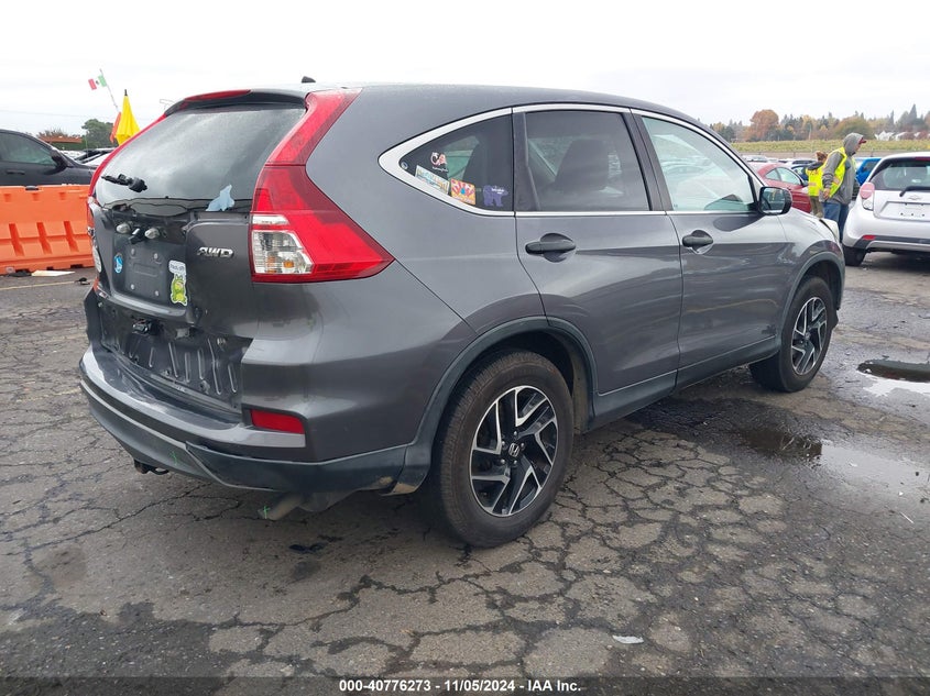 2016 HONDA CR-V SE - 5J6RM4H42GL029979