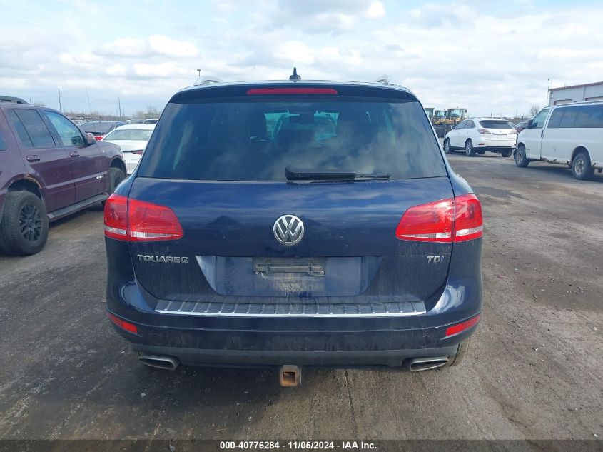 2013 Volkswagen Touareg Tdi Lux VIN: WVGEP9BP3DD002691 Lot: 40776284